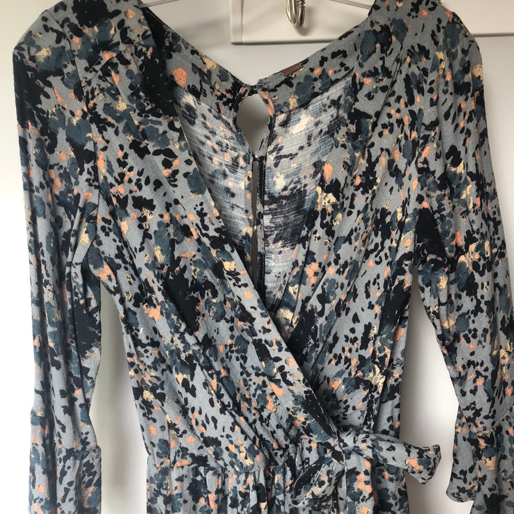 Free People faux wrap romper - Picture 3 of 6